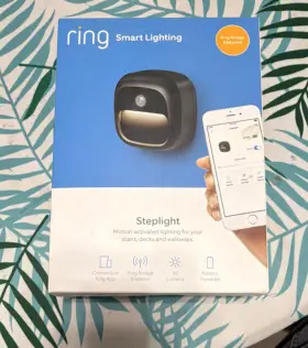 Rbdb11918kv002380 Ring Smart Lighting Steplight Black Battery Ip66 Motion Outdoor Alexa