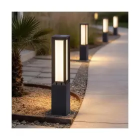 Ri-096d-s80 Rirz Solar Pathway Lights Outdoor Waterproof 1 Pack Auto On/off Driveway