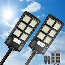 Rkfl24  Rklamptech Outdoor Solar Lights Dusk To Dawn Motion Sensor Waterproof Led Street Outside