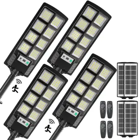 Rkflbstar-4 Rklamptech Outdoor Solar Lights Dusk To Dawn Motion Sensor Waterproof Led Outside Flood