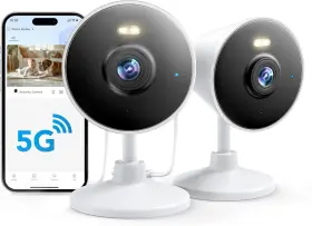 K04-20w-2 Rocktone 5g And 2.4g Indoor/outdoor Security 5g&2.4g White-2pack