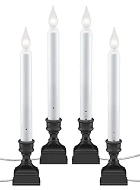 Rollier Hardware Inc. 850016703552 Led Electric Window Candles With Bright Hot Spot Sensor Dusk Antique Bronze