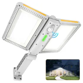 B0c3tyskt7 Ropelux Solar Outdoor Lights 6000lm Motion Sensor Double Big Panel