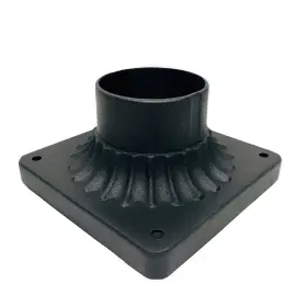 9809bk Royce Lighting Black Pier Mount Base For Outdoor Post Lights - New Free Shipping