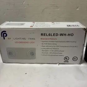 Rel6led-wh-ho Rp Lighting 723554184346 Led Emergency Light