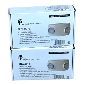 Rel20-1 Rp Lighting 2 Emergency Light Led Wall/ceiling Mount Adjustable