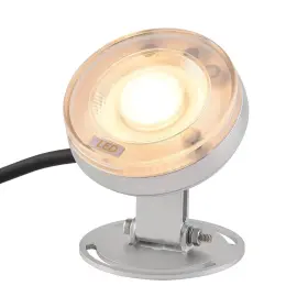 Uw6w-ww Rsn Led Pond Lights Submersible 6w Warm White 12v 24v Underwater For Fi