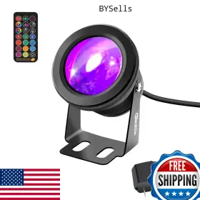 B01n9htume Ruicaikun 10w Outdoor Spot Lights With Us Plug And Remote - Dimmable Waterproof