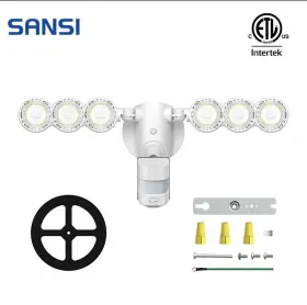 01-04-0-0145 Sansi Led Motion Sensor Security Light 6000lm 45w Outdoor Ip65 Buy 3 Get 1 Free