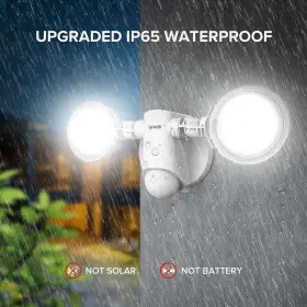 01-04-001-013003 Sansi Led Pir Motion Sensor Lights 30w 4000lm All-in-one Outdoor Floodlights Adjuatble