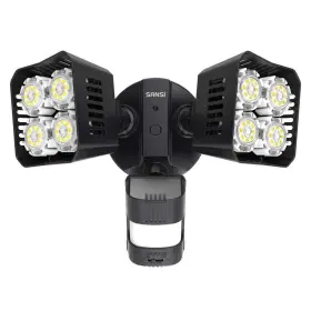 01-04-001-013603 Sansi 36-watt 3600 Lumens 180-degree Black Motion Sensor Outdoor Integrated Led