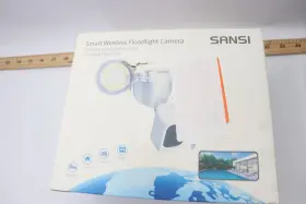 01-04-001-913501 Sansi 400 W 4000 Lm 270 White Motion Sensing Integrated Led Flood Light