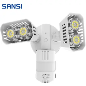 01-04-011801 Sansi 1800lm Led Outdoor Motion Sensor Safety Light 18w 150w Dusk To Dawn Floodlight