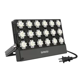 01-06-001-011018 Sansi 100w Led Flood Light 10000lm Super Bright Outdoor Security 650w Equiv