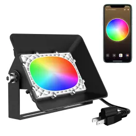 01-06us-001-130518fba001m Sansi Led Flood Light 350w Equivalent Rgbw Outdoor Color Changing Lights