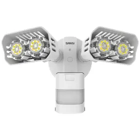 Sansi 0104001021850 1800lm Led Motion Sensor 18w Outdoor Floodlight Area Night Safety Wall Light