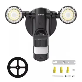 Sansi 313090340322 300 Watt Equivalent 3000 Lumens 5000k 320 Degree Black Motion Sensing Dusk To Da