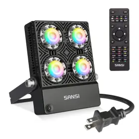 200w Sansi 619206555407 Super Bright Led Flood Light Equivalent Rgbw Outdoor Color Christ