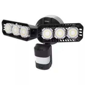 Sansi 705353268816 38-watt 180-degree Black Motion Activated Outdoor Integrated Led Duck To Dawn Fl