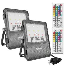 C21fg001-m0040a23 Sansi Led Flood Light Outdoor 400w Equivalent 40w 4400lm Rgbw Lights W