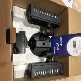 C2440-ew Sansi C2440-ew/fw Motion Sensor Led Security Light 2-head Outdoor Hardwired Black Ceramic