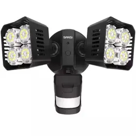 C2440-hw-36w Sansi 30-watt 3400 Lumens 180 Black Motion Sensor Outdoor Led Flood Light