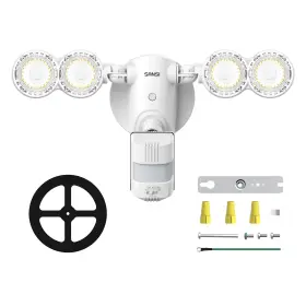 Dsx-45w Sansi Dsx-45w/40w 4000lm/10 000lm Led Security Light Motion Sensor Ip65 Dusk To Dawn Floodlight