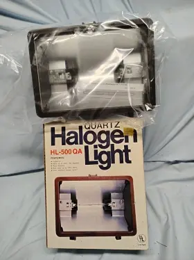 Hl500 Sante Fe 082785040204 500 Watt Quartz Halogen Light Floodlight Fixture Qa With Bulb