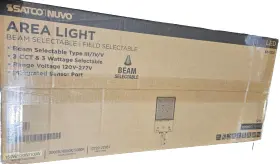65-1525 Satco 045923412547 Area Light Beam Selectable Bronze Finish