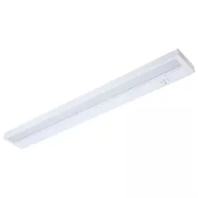 Satco 313039813825 28 Inch 17-watt Cct Selectable Hardwired Or Plug In White Integrated Led Linkable