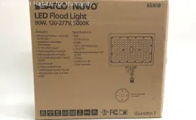 Satco 65/618 Satco/ Nuvo- Led Flood Light- 90w 120 To 277v 5000k- Bronze Finish-