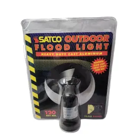 76-521 Satco Outdoor Flood Light Dark Bronze Heavy Duty Cast Aluminum Adjustable Angle