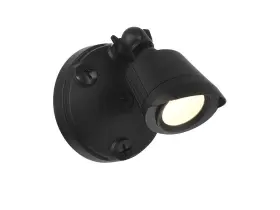4-flood-a1-3000k-bk Savoy House Outdoor Single Flood Light Black