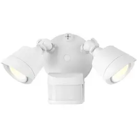 4-flood-ms-a2-3cct-wh Savoy House Multi Color-temp 2-light Led Motion Sensored Double Flood Light In White