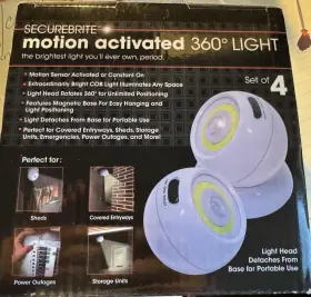 Securebright 789683069497 Securebrite Motion Activated 360 Light