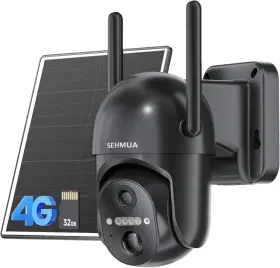 Sehmua 198168151983 4g Lte Cellular Solar Security Camera Wireless Outdoor No Wifi Pow