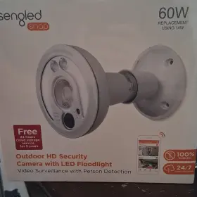 As01-par38 Sengled Brand New Outdoor Hd Security Camera With Led Floodlight And Wi-fi