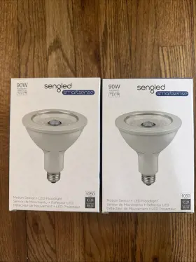 Ss-par38nae26w Sengled Smartsense Par38 Led Flood Light White Motion Sensor 1050lm Outdoor New