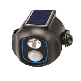 Sensor Bright 850014381202 Brite Solar Powered Black Motion Activated Outdoor Integrated Led