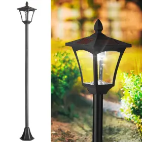 1-842-108 Seovix 70 Inch Solar Lamp Post Lights Outdoor Waterproof Ip65 Posts