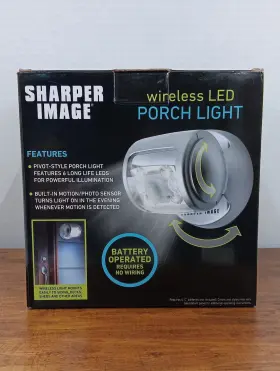 Sharper Image 694202110782 Wireless Led Light With Motion Sensors And Auto Timer New Open Box