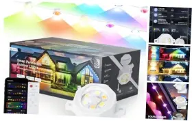 Byr-oe-st81-72d-30m Shenzhen Liris Lighting Co Ltd. Permanent Outdoor Lights Pro 100ft With 80leds Rgb Cool Warm Light