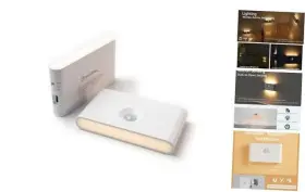 Shenzhen Sunper Opto Co. Ltd. 671891706618 Linkable Rechargeable Night Lights With Motion Sensor Battery Powered Sconce