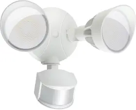Shineseed 445024669650 45w 5500lm Pir Motion Sensor Outdoor Lights Dual Head Led Flood Light 5000k Da