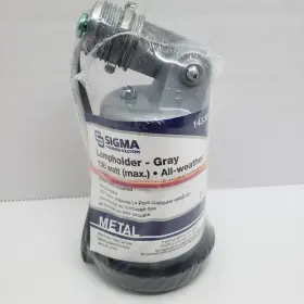 Sigma 031857143305 Electric Lampholder 150 Watt Max All Weather With Gasket #14330