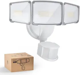 7600101053 Signify Philips 72w 7400lm Led Security Lights With Pir Motion Sensor Outdoor 5000k Daylig
