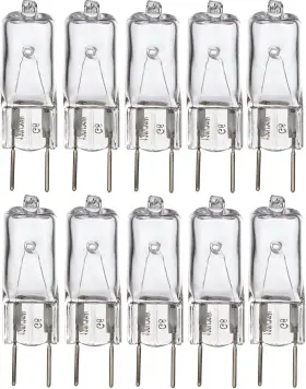 Simba Lighting 445023589546 Halogen Light Bulb G8 T4 50w Jcd Bi-pin 10 Pack Longer 1.7 Inch Len