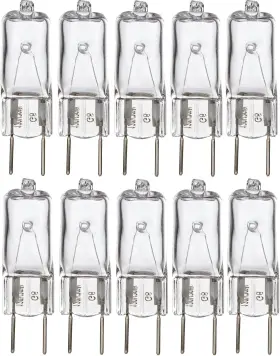 50g8 Simba Lighting Halogen Light Bulb G8 T4 50w Jcd Bi-pin 10 Pack Longer 1.7 Inch Len