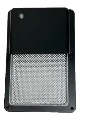 Simply Conserve 810136029109 100-watt Equivalent Integrated Led Black Mini Wall Pack Light 4000k