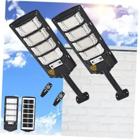 Ip67 Siolaxen 739713778127 Solar Street Lights Outdoor Waterproof Flood Motion 2 Pack